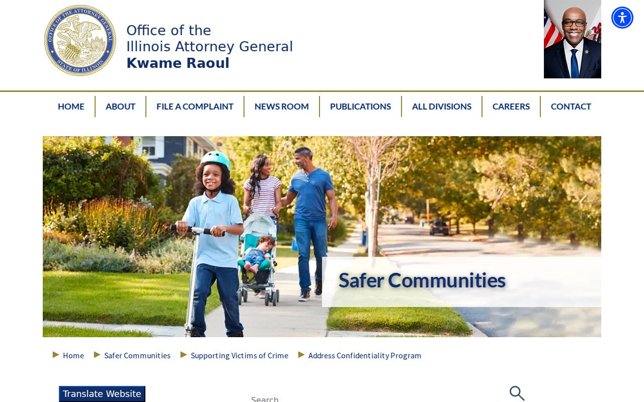 Champaign County residents directory address confidentiality guidance